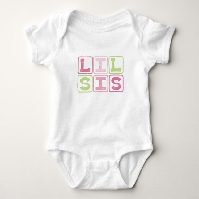 LIL-SIS-BLOCKS BABY STRAMPLER (Vorderseite)