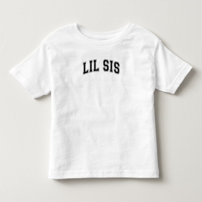 Lil Sis Tee Shirt für Mädchen (Vorderseite)