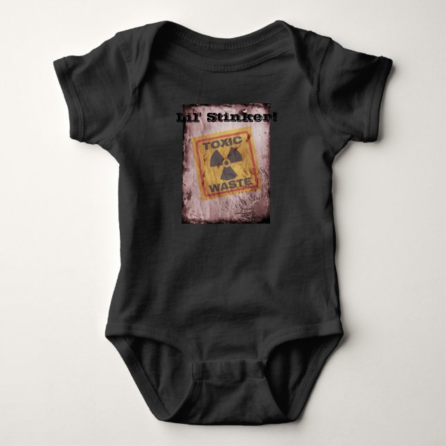Lil Stinker-nuklearer überschüssiger Baby Strampler (Vorderseite)