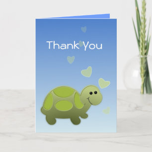 Lil Turtle Vielen Dank Dankeskarte