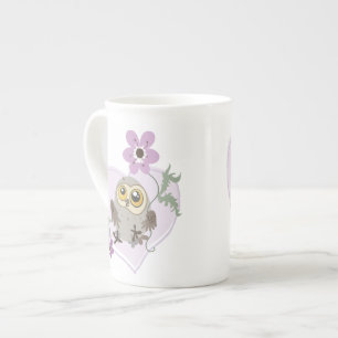 Lil ul ~ Danke! ~bone-China-Tasse Prozellantasse