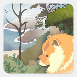 LIL WEATHER Chow - Aufkleber in 2 Größen