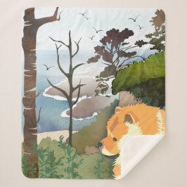 LIL WEATHER Chow - Sherpa Blanket in 3 Größen Sherpadecke