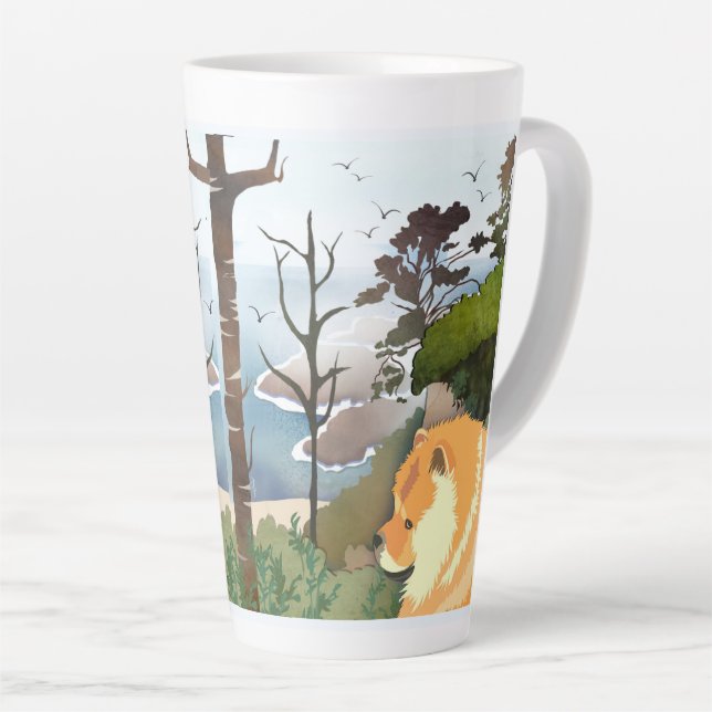 LIL WEATHER Chow - Tasse mit Design auf beiden Sei (Rechte Ecke)