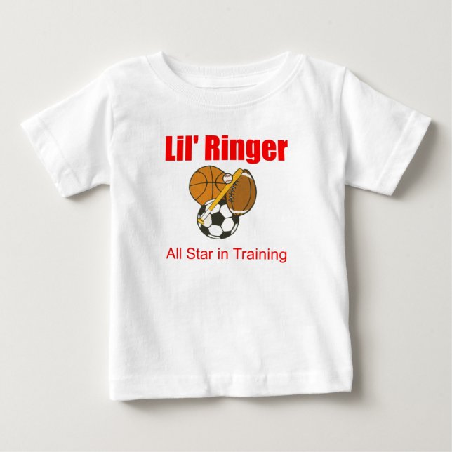 Lil Wecker aller Stern in Training Shirt (Vorderseite)