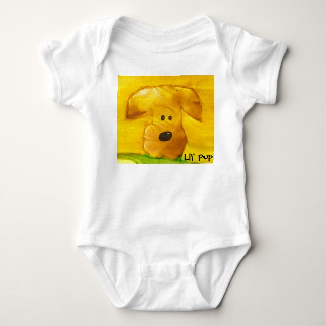 Lil Welpe Baby Strampler (Vorderseite)