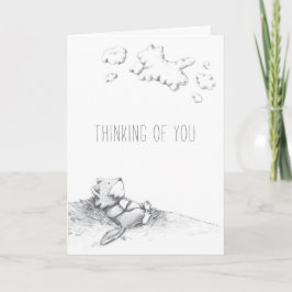 Lil Wolf Daydreaming Card Karte