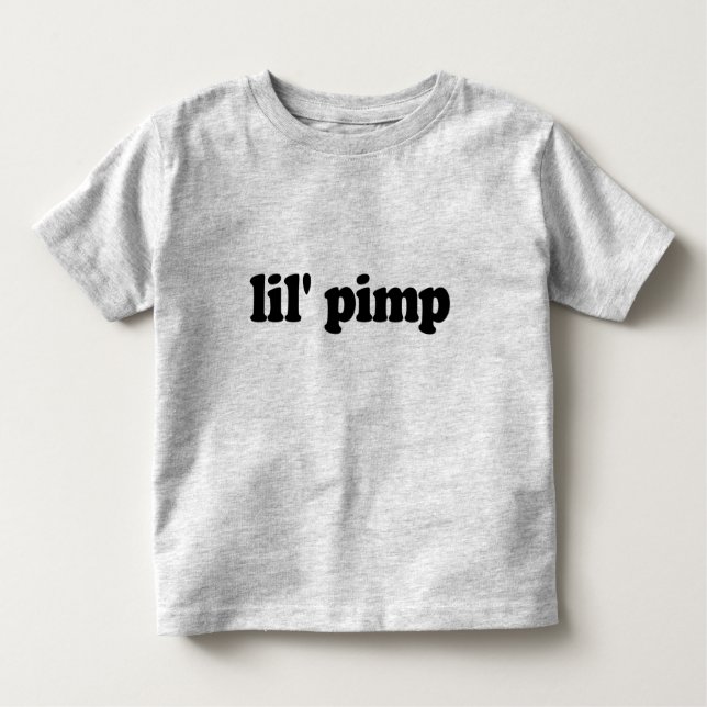 Lil Zuhälter Kleinkind T-shirt (Vorderseite)