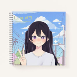 Lila #3 - Dreamy Sky Artist Notizbuch