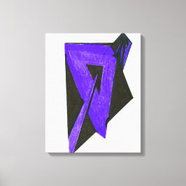 Lila 3 Mal gequared Fine Art Canvas Print Leinwanddruck