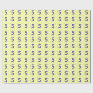 Lila 5-Yellow Wrapping Paper Geschenkpapier