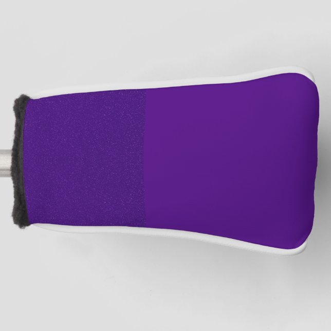Lila Abdeckung für den Golf mit Split Tone Headcover (Vorderseite)