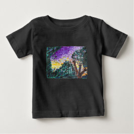 Lila Abend Baby T-shirt