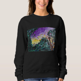 Lila Abend Sweatshirt