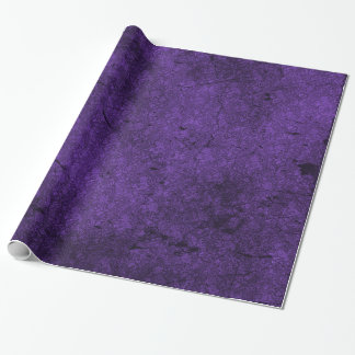 Lila abgenutztes gothisches Damast-Einwickelpapier Geschenkpapier