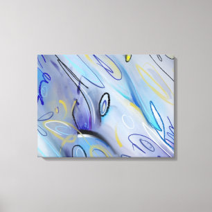 Lila abstrakt leinwanddruck