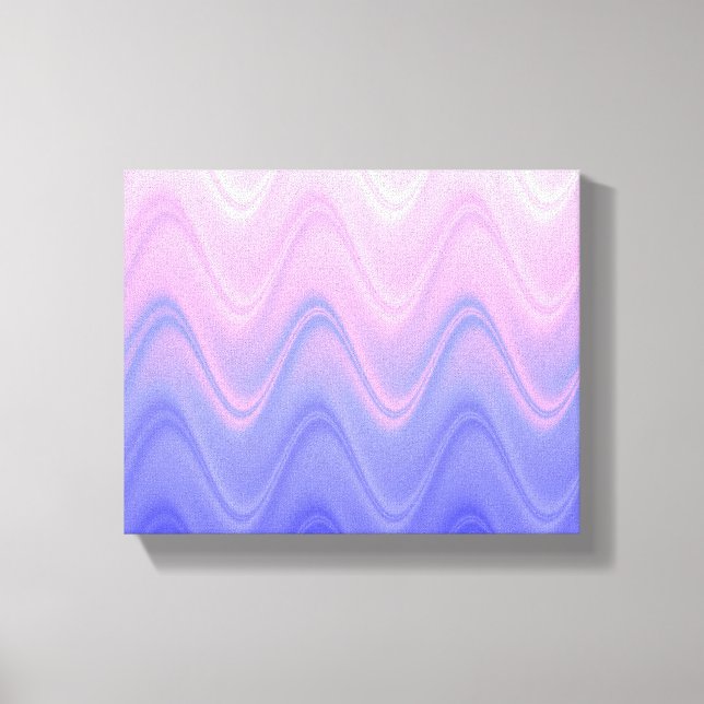 Lila Abstrakt Leinwanddruck (Vorderseite)