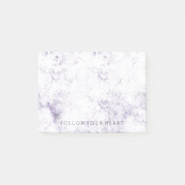 Lila Abstrakt Post-it Klebezettel (Vorderseite)