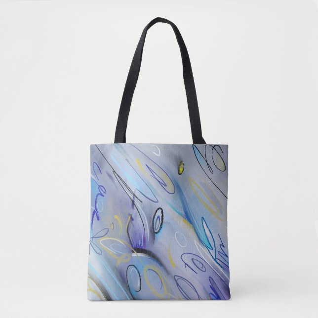 Lila abstrakt tasche (Vorderseite)