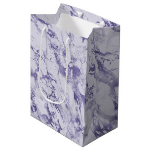 Lila Abstrakte Fantasie Mittlere Geschenktüte
