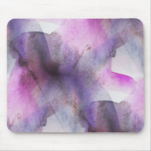 lila abstrakte Kunst des nahtlosen Kubismus Mousepad