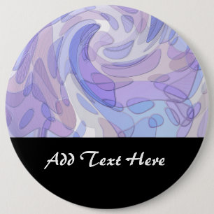 Lila Abstrakte Kunst Modernes Kunstwerk Button