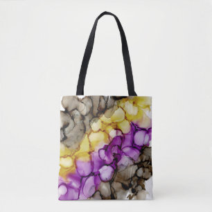 Lila Abstrakte Tasche