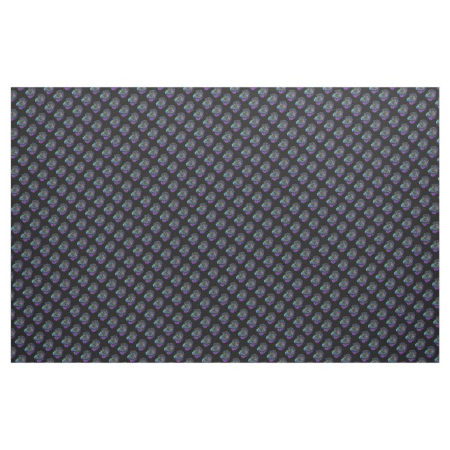 Lila abstrakter Blumenstoff Stoff (Yard (91,4 cm))