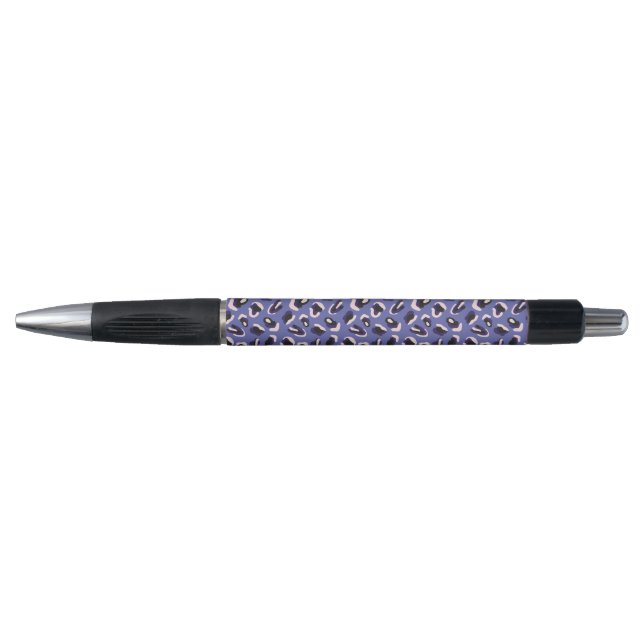 Lila Abstrakter Tierdruckpen Kugelschreiber (Vorderseite)