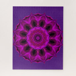 Lila Abstraktes Jigsaw Puzzle