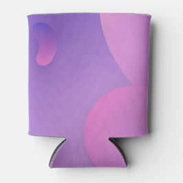 Lila Abstraktes Kunstdesign Dosenkühler