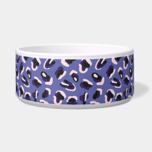 Lila abstrater Tierdruck Napf