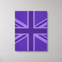 Lila Accent Union Jack Decor