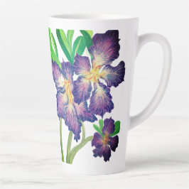 Lila Adenium Latte-Tasse Milchtasse