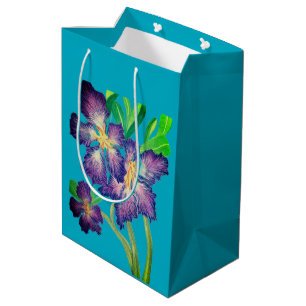 Lila Adenium Mittlere Geschenktüte