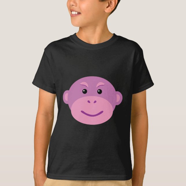 Lila Affe T-Shirt (Vorderseite)