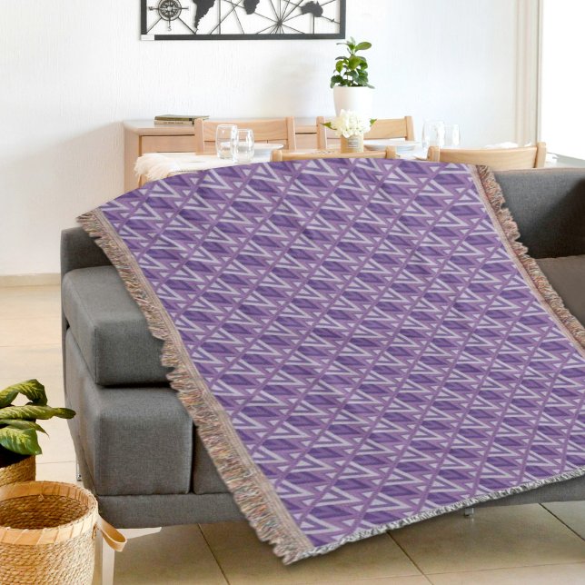 Lila ägyptisches Muster Wurfdecke Decke (Von Creator hochgeladen)