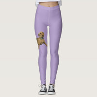 Lila Airedale-Leggings