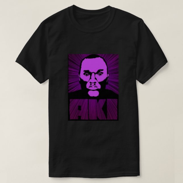 Lila Aki Angepasst T-Shirt (Design vorne)