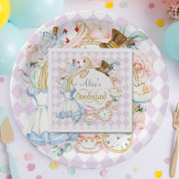 Lila Alice im Wunderland Wahnsinniger 1. Geburtsta