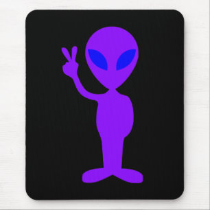 Lila Alien Mousepad
