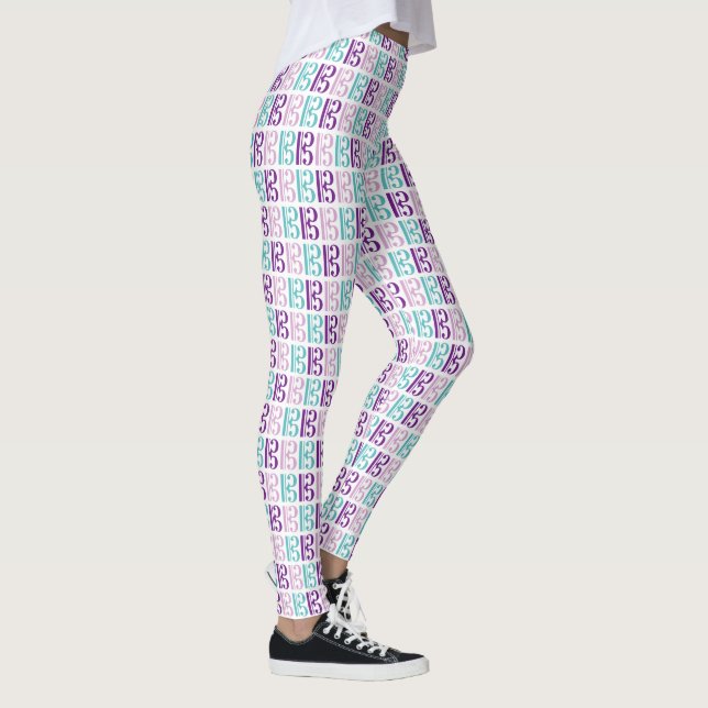 Lila Alto Clef Leggings (Rechts)