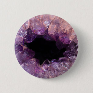 Lila Amethyst Button
