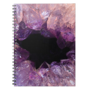 Lila Amethyst Notizblock