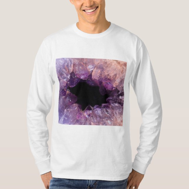 Lila Amethyst T-Shirt (Vorderseite)