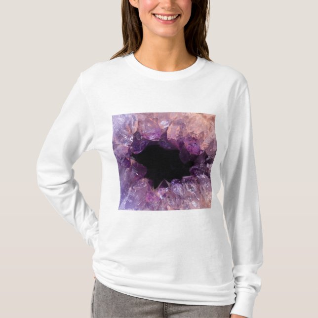 Lila Amethyst T-Shirt (Vorderseite)