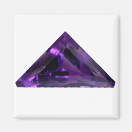 Lila Amethyst Triangle Gemstone Magnet