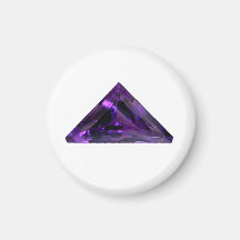 Lila Amethyst Triangle Gemstone
