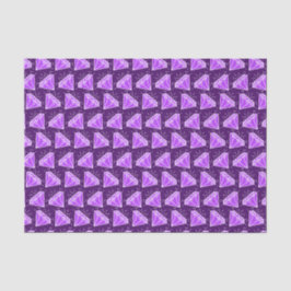 Lila Amethystal-Edelsteine-Papier Seidenpapier