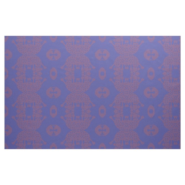 Lila Amoeba Monster-Gewebe Stoff (Fat Quarter (45,7 x 55,9 cm))